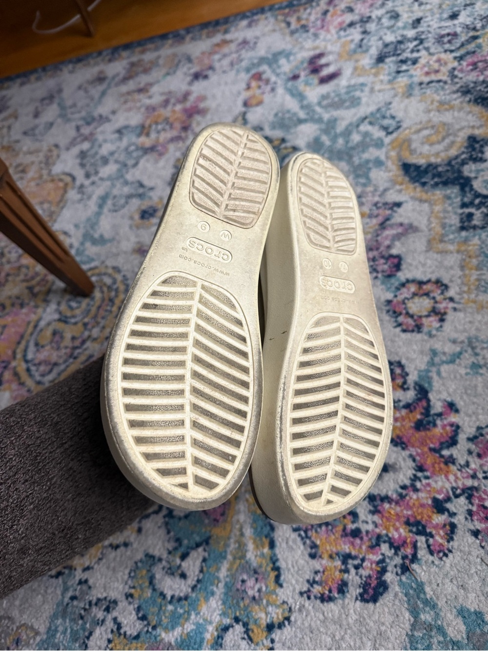 Crocs Women’s Literide Platform Sandal in Beige and Cream - Picture 5 of 5